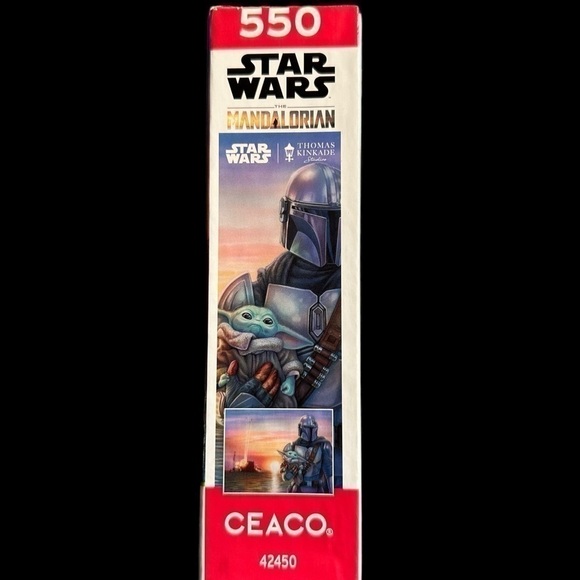Star Wars the Mandalorian Thomas Kinkade Studios  550 Piece Puzzle - New - Picture 3 of 3